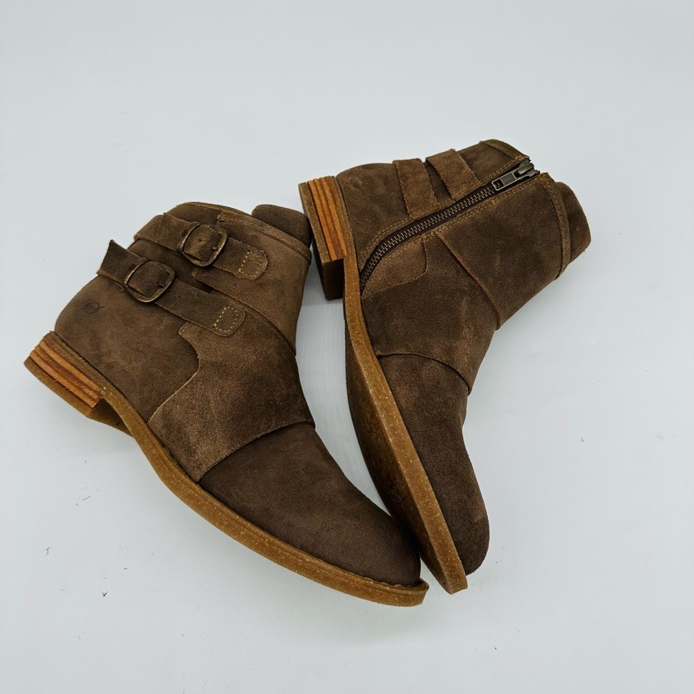 Born  MORAGA  Suede Ankle Booties - Picture 3 of 7